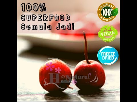 Freeze-dried Serbuk Buah Hawthorn - Superfood - Jus biscuit Kek Teh Minuman