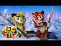 Leo e Tig - Batalha de neve - Desenhos Animados Engraçados Para Crianças
