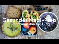 Ernährungsplan für 1 Tag - Gesundes Meal Prep vegan - 1500 kcal Tag