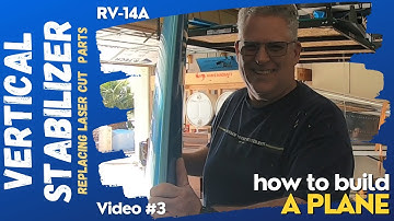 RV-14A Build: Vertical Stabilizer 6.3 - Laser Cut Parts Replacement #vansaircraft #fly #aviation