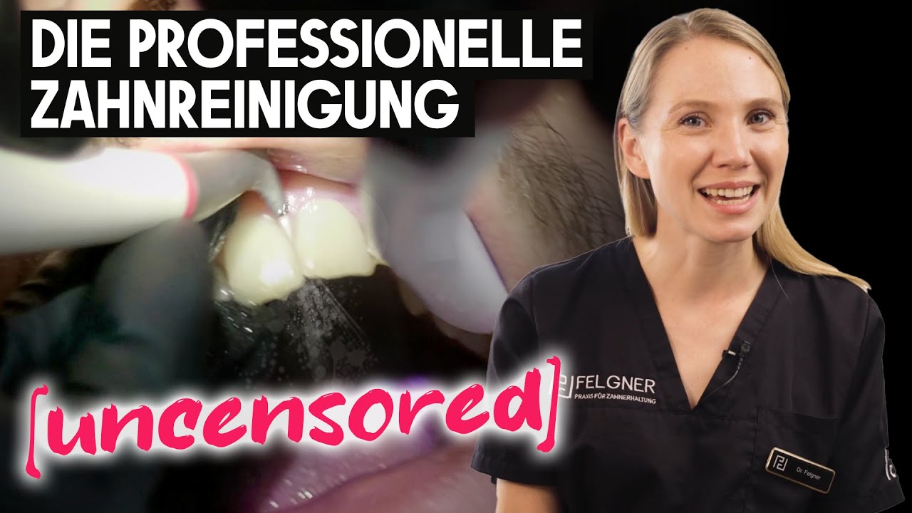 Komplette Prophylaxe Behandlung / Professionelle Zahnreinigung (VIDEO DE)