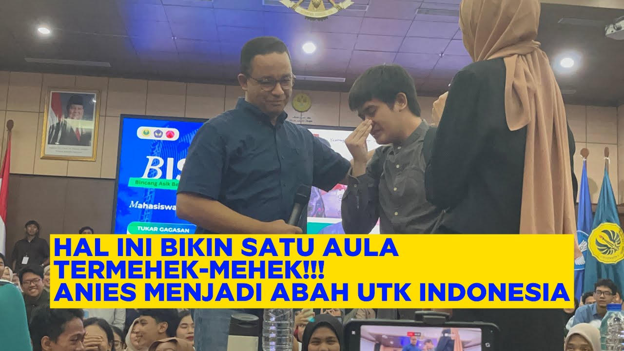 HARU BANGET!!! SAAT ARIEL JADIKAN ANIES SOSOK ABAH BAGI DIRINYA