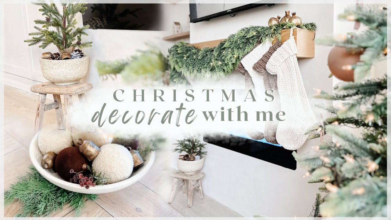 CHRISTMAS DECORATE WITH ME 2023! christmas decorating ideas around my