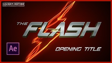 After Effects: The Flash Opening Title