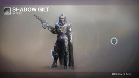 Destiny 2 Hunter with Virtuous Ornaments and Shadow Gilt Shader