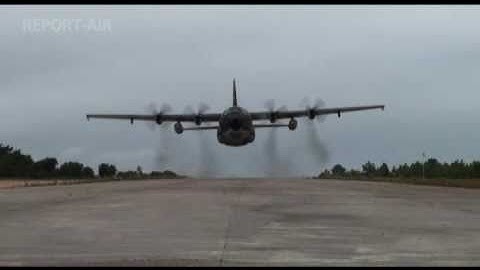 FAP C-130 very low pass!