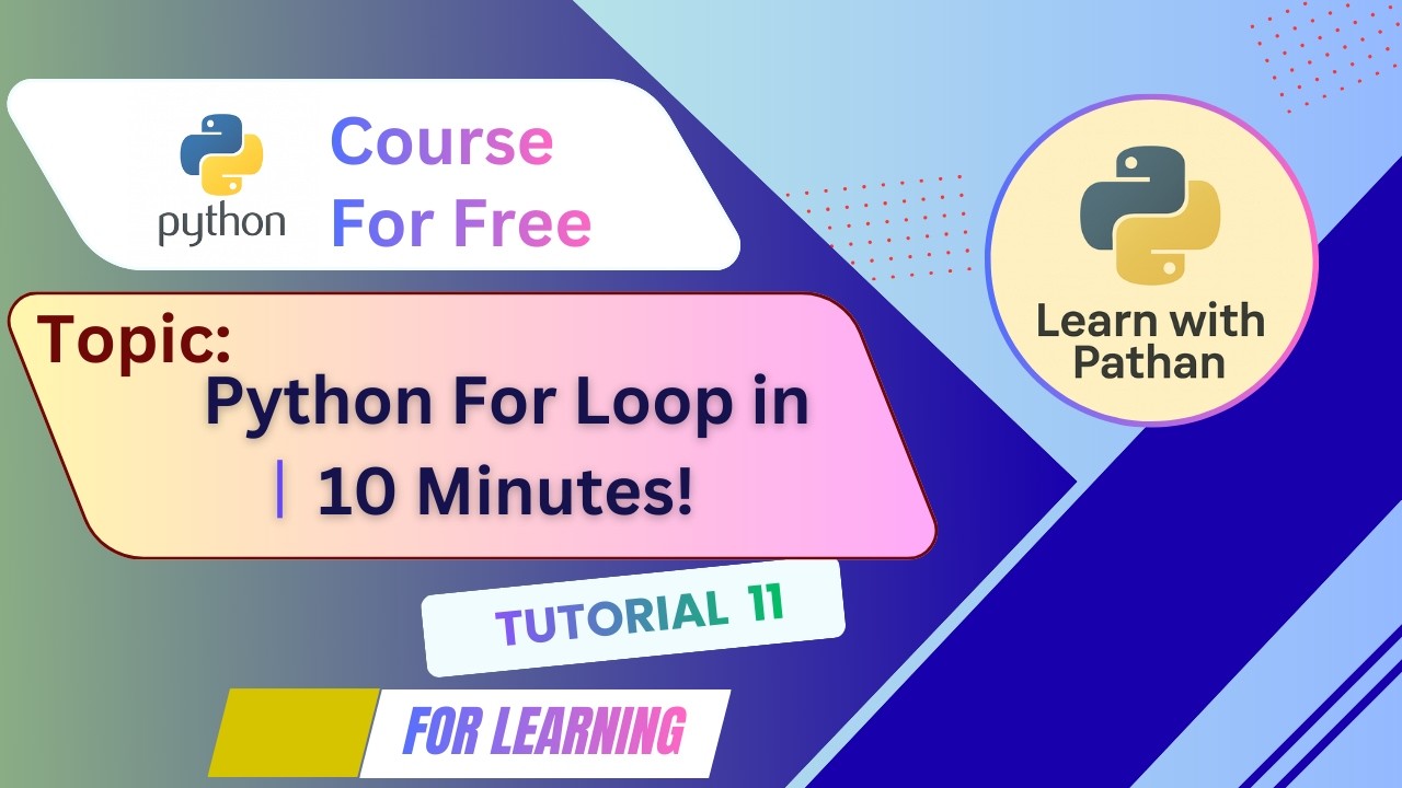 Python For Loop + Range Function Complete Guide @Learnwithpathan-1987 ...