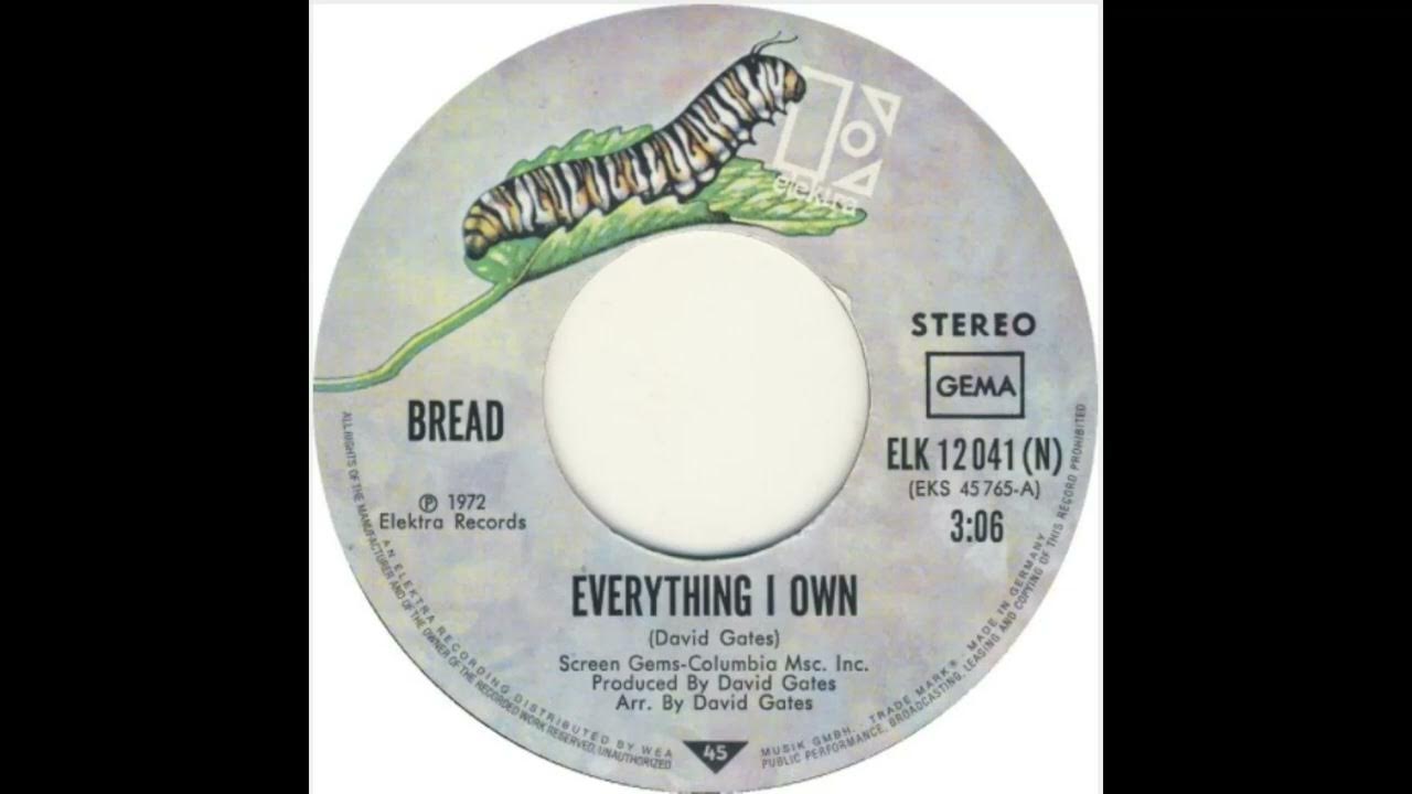 Bread Everything I Own (1972) YouTube