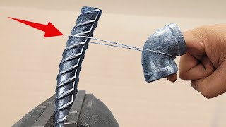 : The world's laws have been broken! Just one finger can bend everything| DIY rebar and steel tools