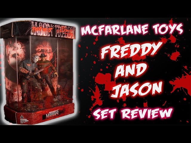 Mcfarlane Toys Movie Maniacs Freddy and Jason Set Figure Review
