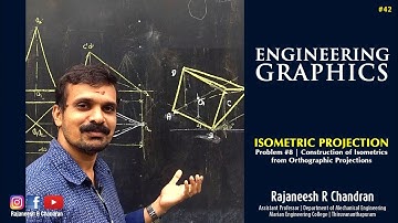 #41 Construction of Isometrics from Orthographic Projections | Rajaneesh R Chandran