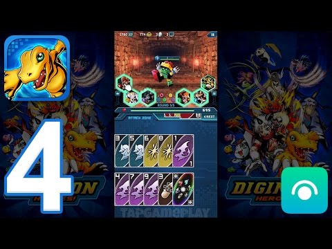 Digimon Heroes! - Gameplay Walkthrough Part 4 - Islands 5-6 (iOS, Android)