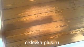 Шлифовка тонировка доски массив лиственница(Шлифовка тонировка доски массив лиственница., 2015-09-29T17:33:05.000Z)
