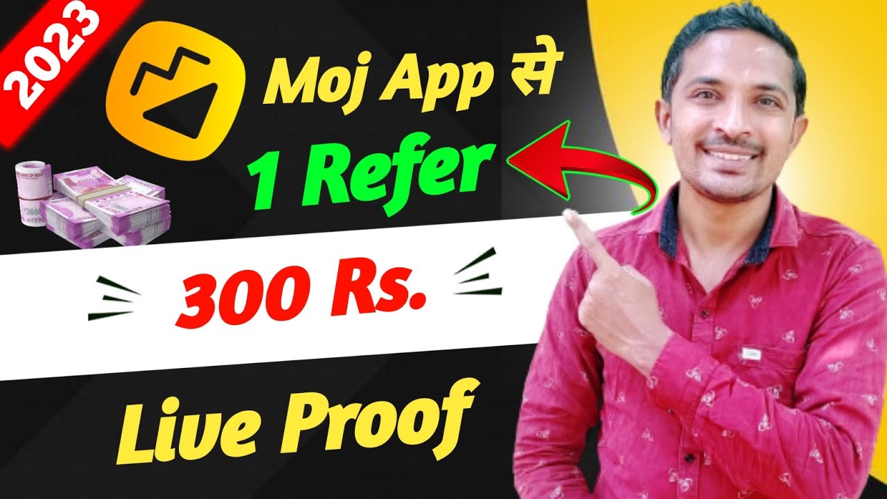 Moj App Se Paise Kaise Kamaye | Best Refer And Earn App | Refer And Earn App 2023