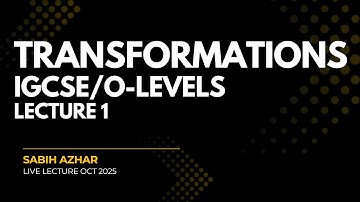 Transformations – Translations & Reflections | IGCSE 0580 & O Level 4024 Mathematics