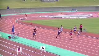 2018静岡中部小・中学生選手権中学男子2・3年100ｍ予選3組