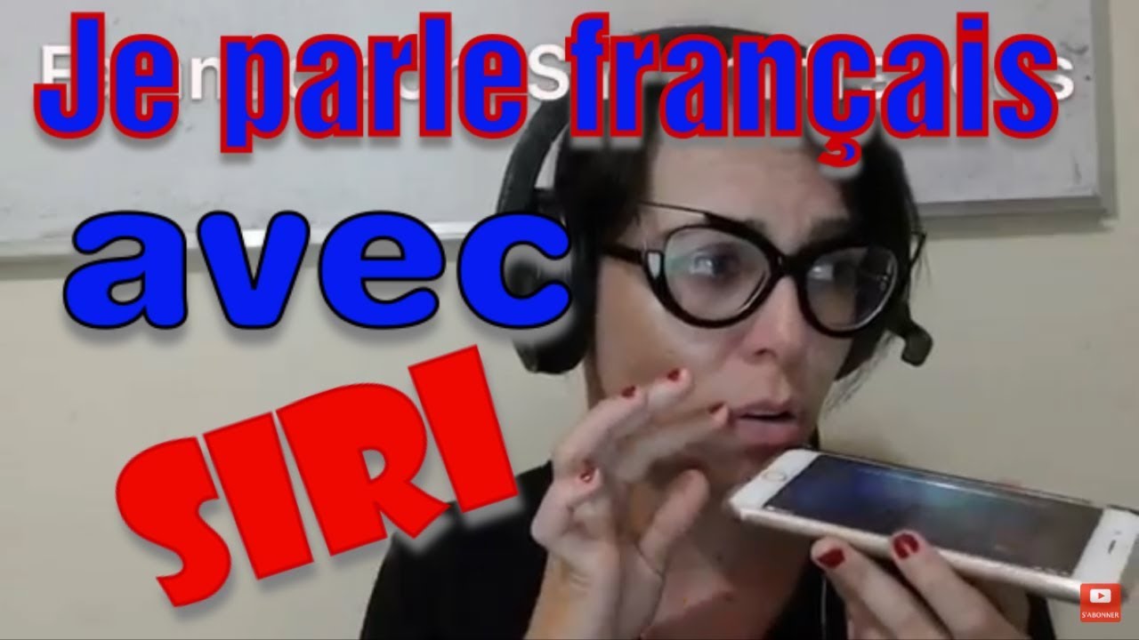 Falando em francês com SIRI I speak french with Siri YouTube