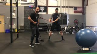 How to Perform the Wide-Stance Chop