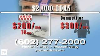 Presto Auto Loans   Phoenix, Arizona   Mesa   Prescott