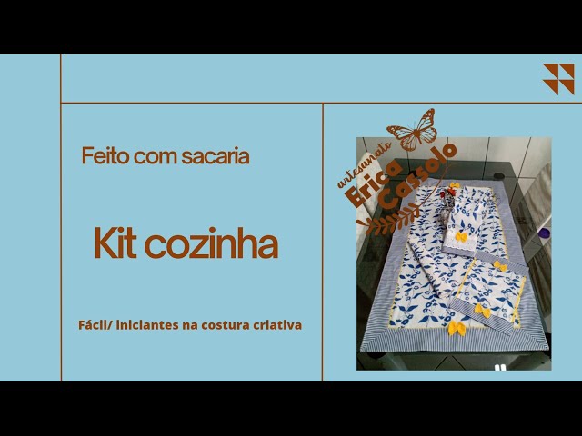 45 ideias de Ķit cosinha  artesanato em tecido, artesanato para cozinha,  patchwork