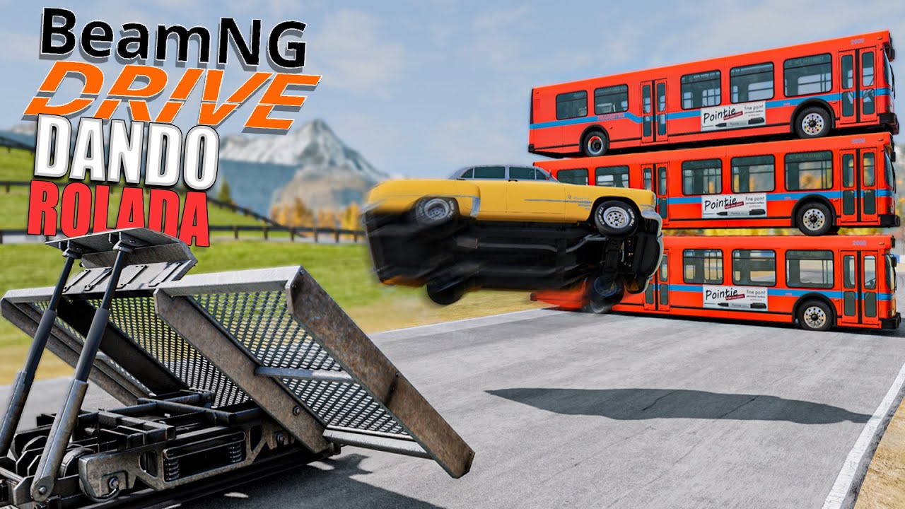 Dando Rolada com Carros no Beamng Drive