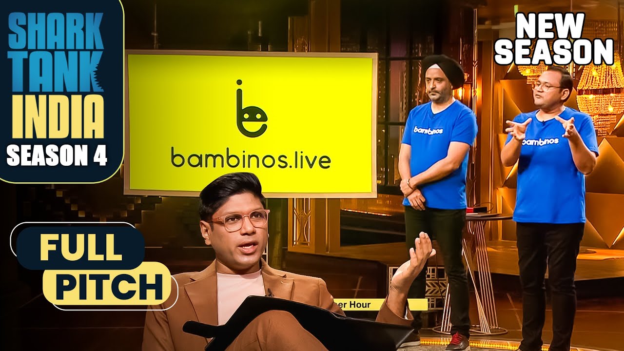 India का सबसे Unique Learning Platform – 'Bambinos.live' | Shark Tank India S4 | Full Pitch