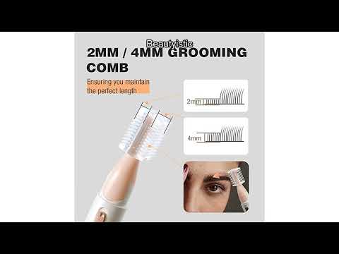 SUPRENT Women's Facial Hair Remover & Eyebrow Trimmer Review: Painless, Precise, & Rechargeable