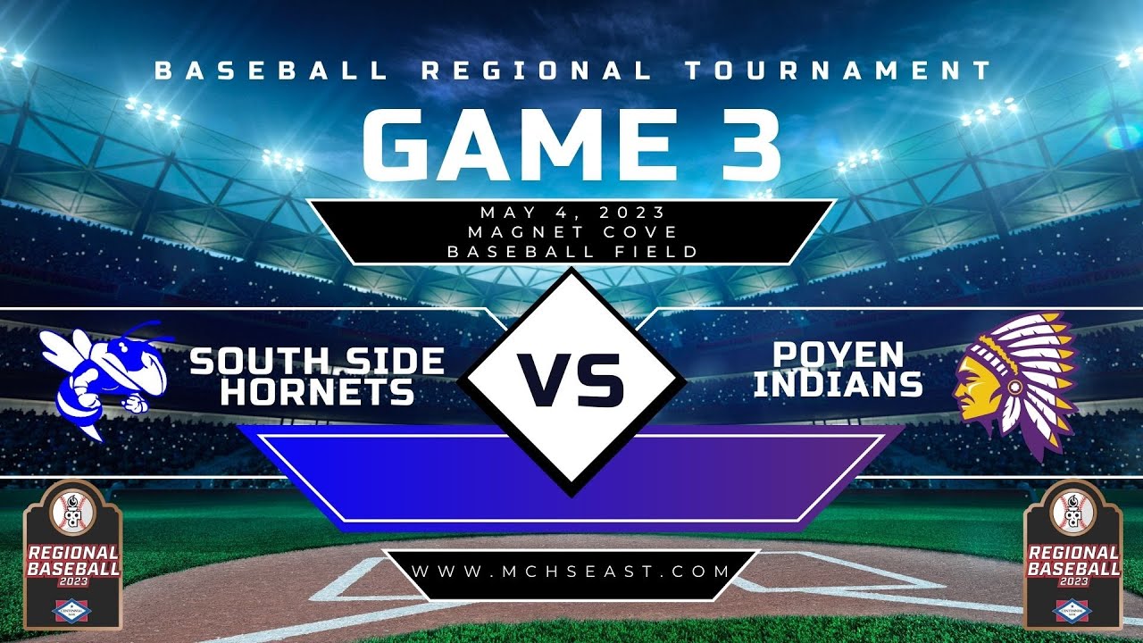 2A Central Regional Baseball Tournament South Side Vs. Poyen