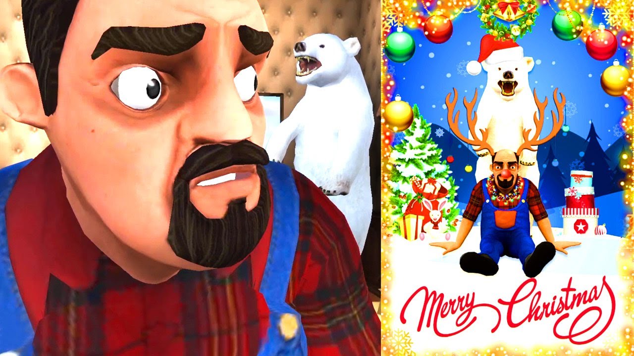 Scary Stranger 3D New Christmas Update - New Level Un Bear Able Prank (Android, iOS)