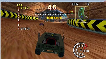 1080p 60fps DIRT DEVILS SEGA MODEL 3 SUPERMODEL SVRN 700 - NOVICE CANYON -  2018