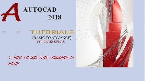 How to Draw Line With Example In Autocad 2018:-9 ||Autocad Tutorials For Beginner ||autocad 2018