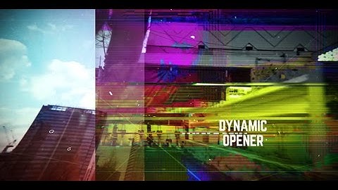 Dynamic Glitch Opener  ( After Effects Project Files)