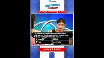 Mensuration IIT&JEE Questions NO 16 || VIII Class