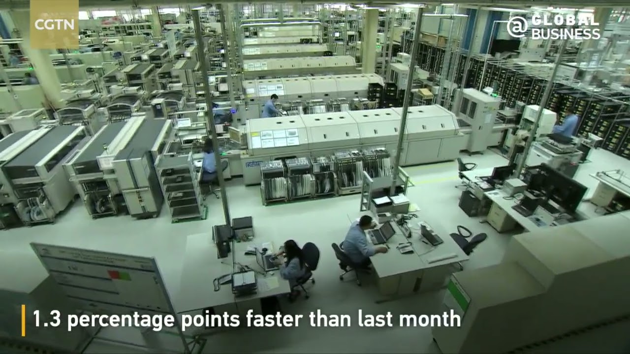 China's industrial output up 5% in October