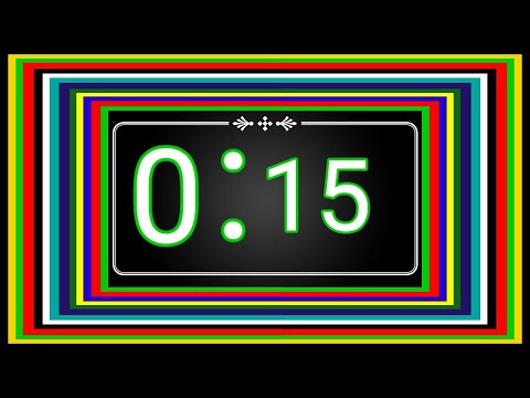 🔥🔥15 second timer ⏲️🔥🔥|| timer 15 second with alarm full HD - comedown #timerwithalarm 🔥