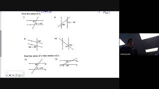 Chapter 3 Test Review Geometry Part 1