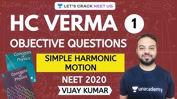Simple Harmonic Motion | Part 1 | HC Verma Objective Questions for NEET 2020 | NEET Physics