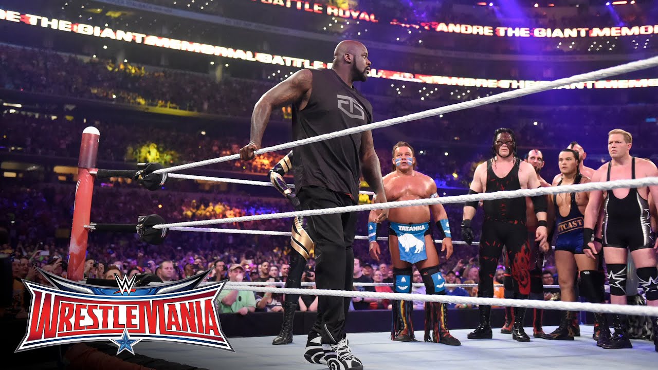 Shaquille O Neal Lauft Beim 3 Annual Andre The Giant Memorial