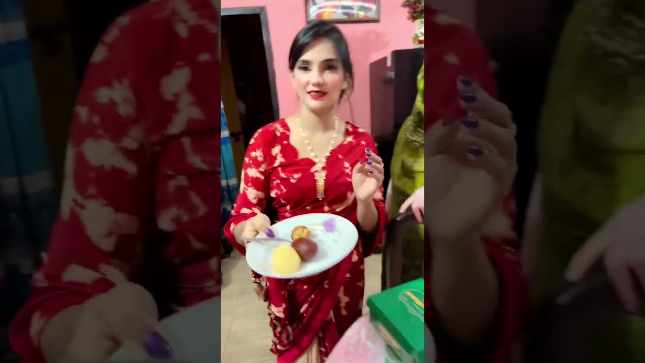 শশুর শাশুড়ি কে মিষ্টি মুখ করাতে আসলাম ❤️