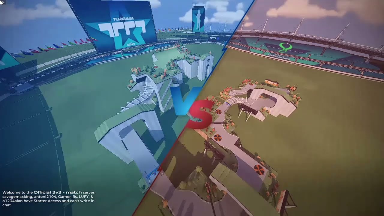 I played ranked match's in trackmania in the lowest rank and here is ...