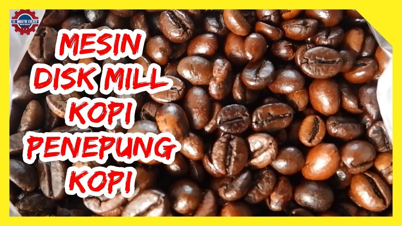 MESIN DISK MILL PENGGILING SERBAGUNA || UJICOBA MENEPUNGKAN KOPI DAN HASIL SANGAT LEMBUT