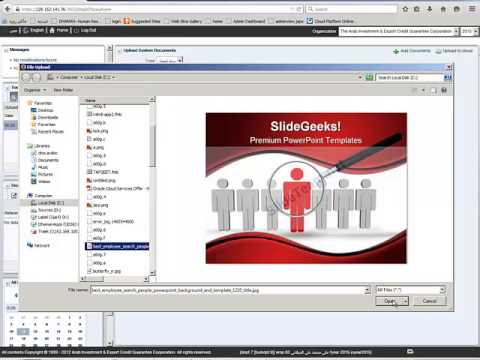 Oracle ADF integration with oracle document Cloud service