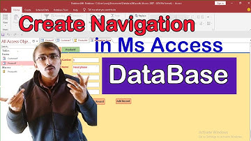 Create Navigation of Form in Microsoft Access in Hindi and English
