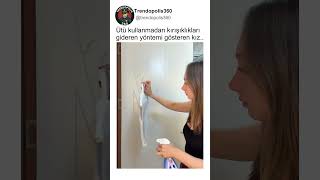13 Saniyede Ütüsüz Kırışıklık Giderme Yöntemi👏🤔