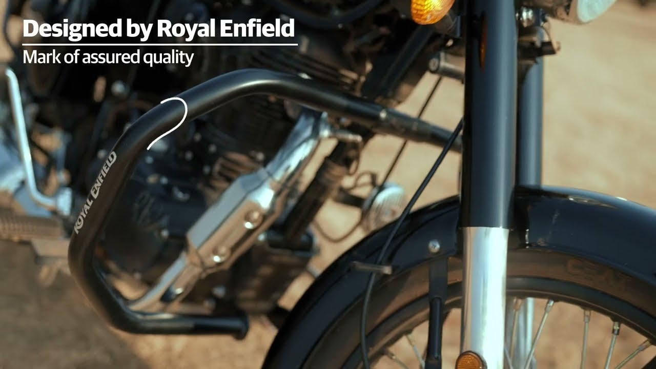 Octagon Leg Royal Enfield Classic 350 Leg Guard Price Buy Black