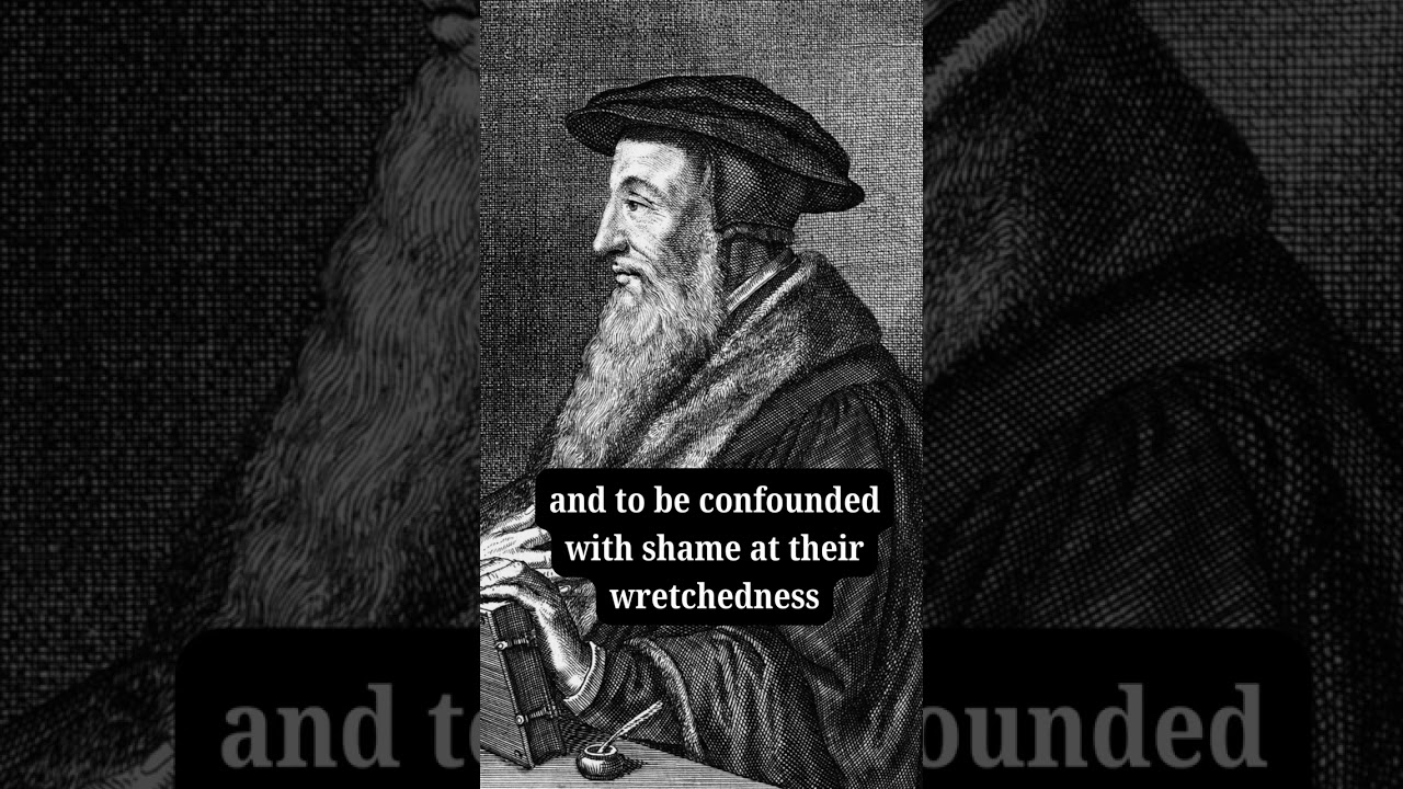 Thoughts on depravity from John Calvin 