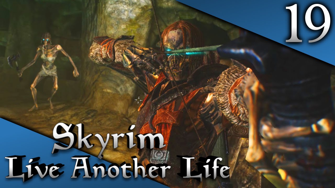 DEAD MEN'S RESPITE! Skyrim Live Another Life 2 (Monk) Let's Play 19