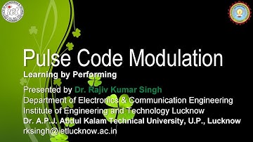 Pulse Code Modulation and Demodulation Lab Experiment