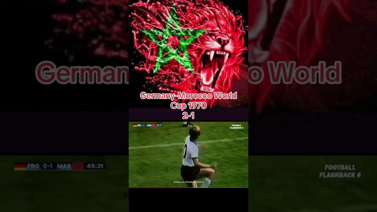 Germany Morocco World Cup 1970