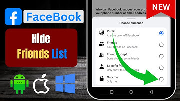 How To Hide Friends List On Facebook || hide fb friends list (Ios & Android)
